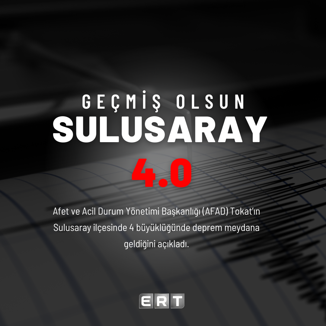 Sulusaray'da 4.0 Büyüklüğünde Deprem