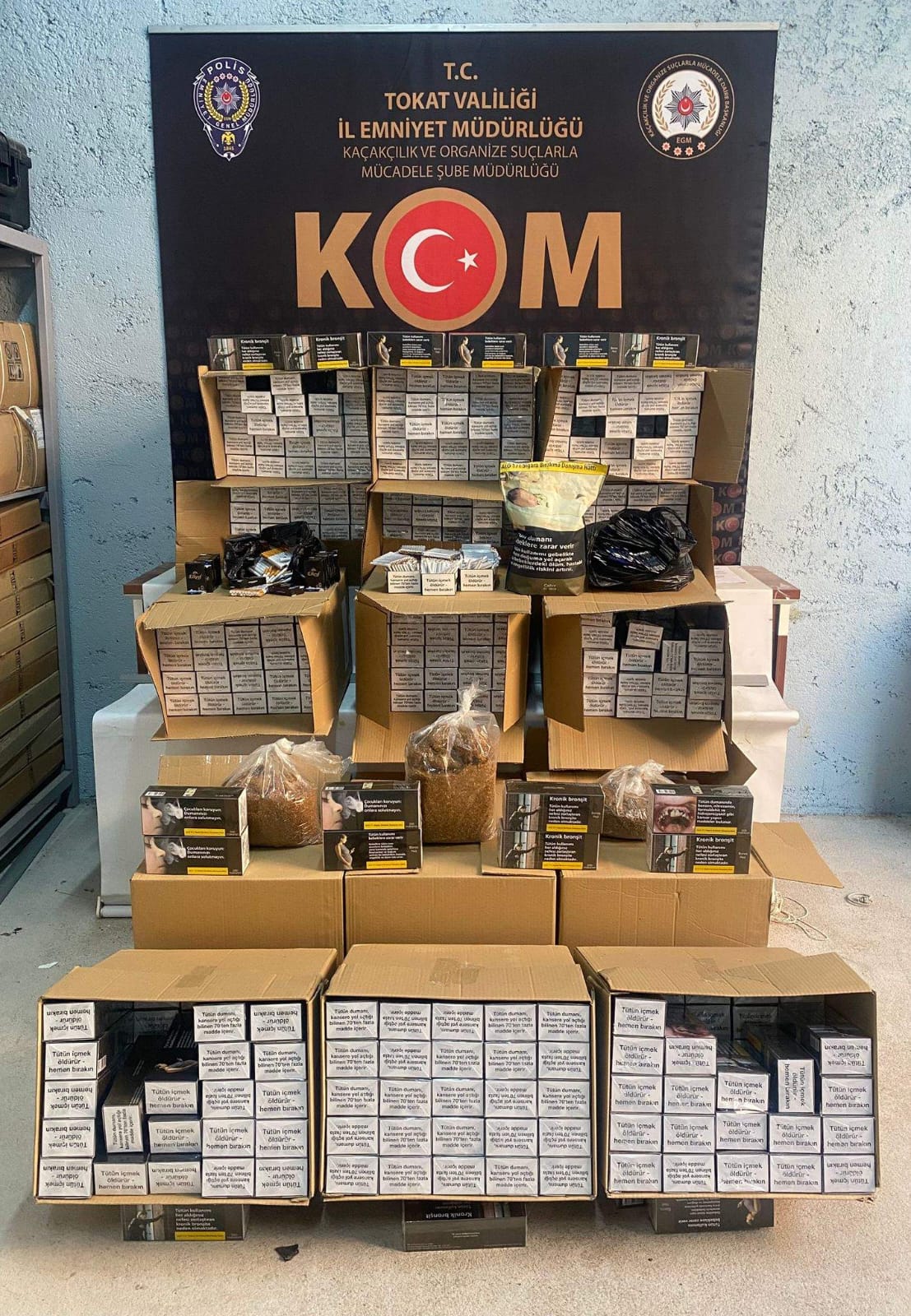 Zile’de Kaçak Tütün Operasyonu: 2 Şüpheliye Adli İşlem