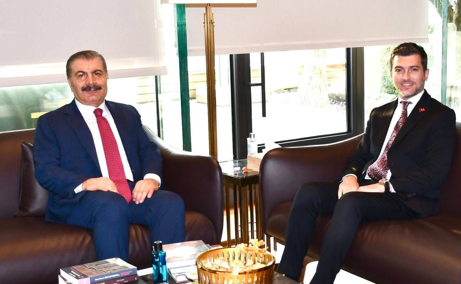 Erbaa Belediye Başkanı Karagöl'den Eski Bakan Fahrettin Koca'ya Ziyaret